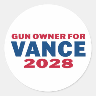 Adesivo Proprietário de Arma para Vance 2028
