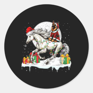 Adesivo Proprietário de Natal de Cavalo Andando de German