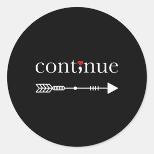 Adesivo Prosseguir o Projeto de Sensibilização para o Suic
