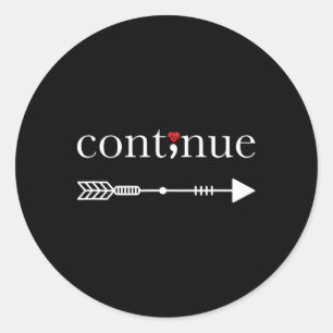 Adesivo Prosseguir o Projeto de Sensibilização para o Suic