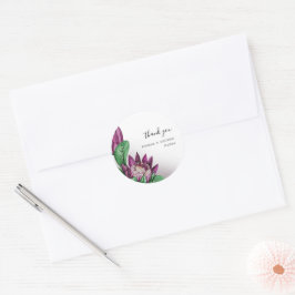Adesivo Protea Aquarela Profunda Roxa