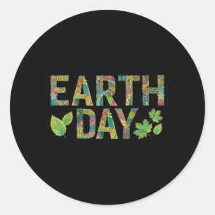 Adesivo Proteção Ambiental do Dia da Terra Salvar Árvore &