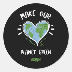 Adesivo Proteção Ambiental - Tornar Nosso Planeta Verde...
