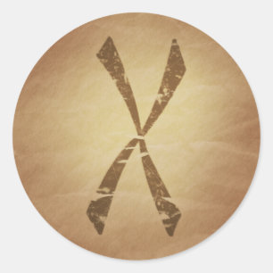 Adesivo Proteção contra encantos mágicos nórdicos do