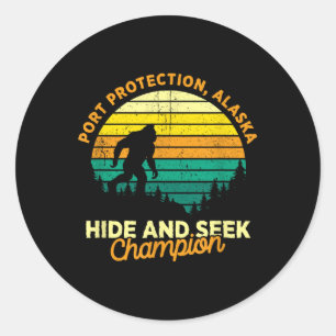 Adesivo Proteção de Portas Retro, Alaska Big Foot Souvenir