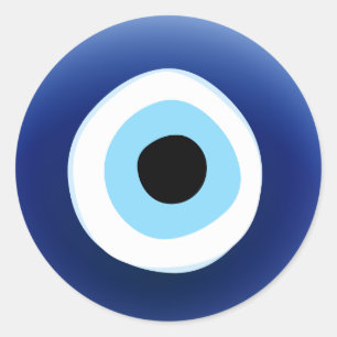 Adesivo Proteção dos olhos Mau mediterrânicos