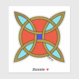 Adesivo Proteção Nórdica contra Witchcraft ou Witch's Knot