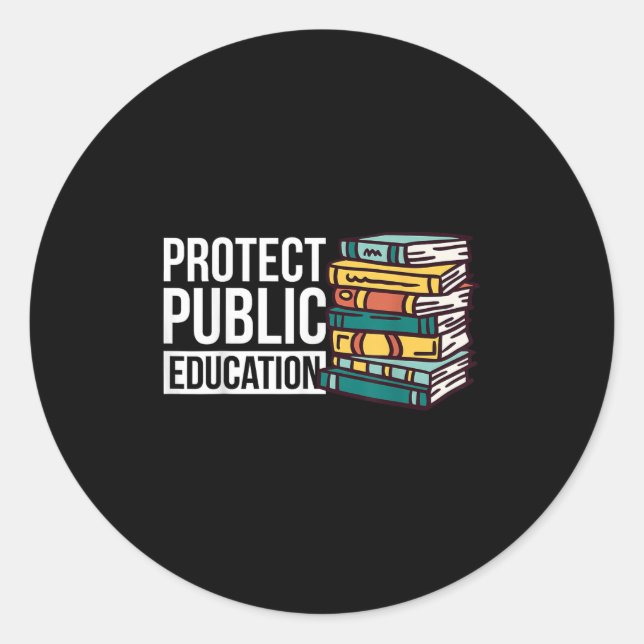 Adesivo Protect Public Education  (Frente)