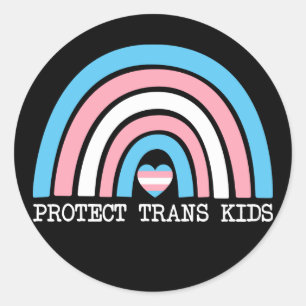 Adesivo Proteger Crianças Trans