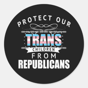 Adesivo Proteger Crianças Trans
