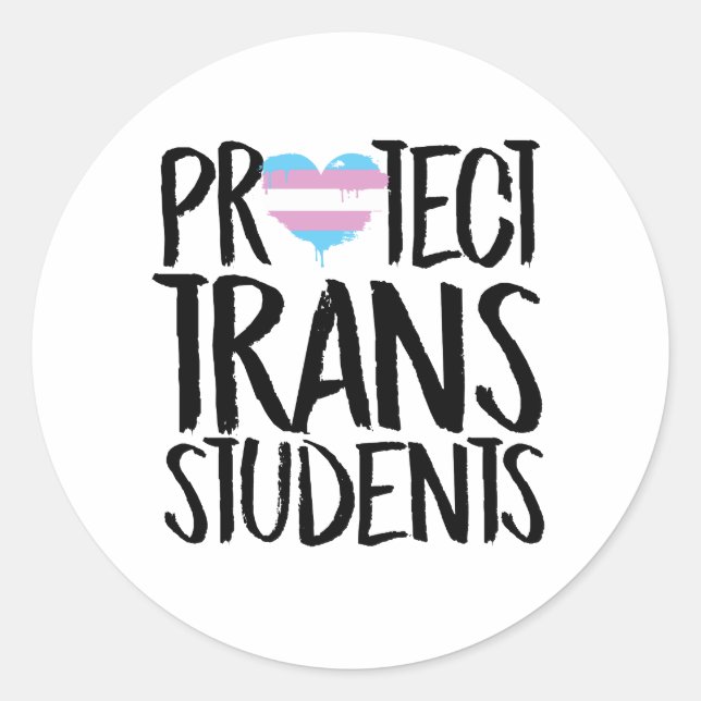 Adesivo Proteger Estudantes Trans (Frente)