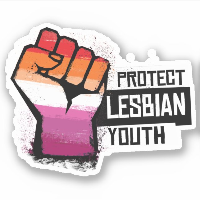 Adesivo Proteger Jovens Lésbicas (Frente)