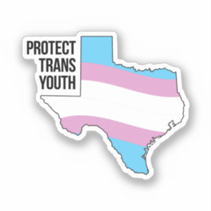 Adesivo Proteger Jovens Trans do Texas