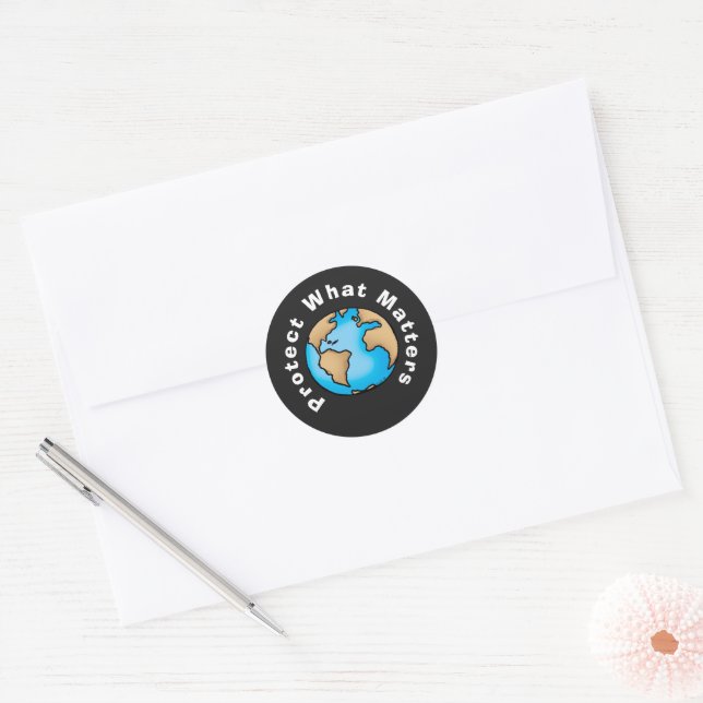 Adesivo Proteger o que Importa Eco Terra Design (Envelope)