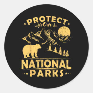 Adesivo Proteja Nossos Parques Nacionais Acampamento Trilh
