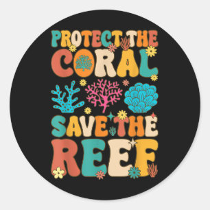 Adesivo Proteja O Coral Salve O Coral De Recife De Coral A