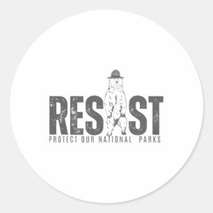 Adesivo Proteja Os Nossos Parques Nacionais Contra A Retro