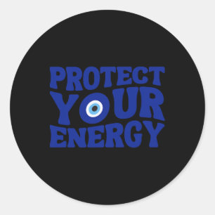 Adesivo Proteja Sua Energia Olho do Mal Espiritual Vibraçõ