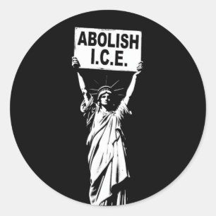 Adesivo Protesto da Estátua da Liberdade – Abolição do ICE