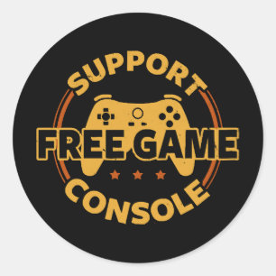Adesivo Protesto de jogo engraçado de console de jogos
