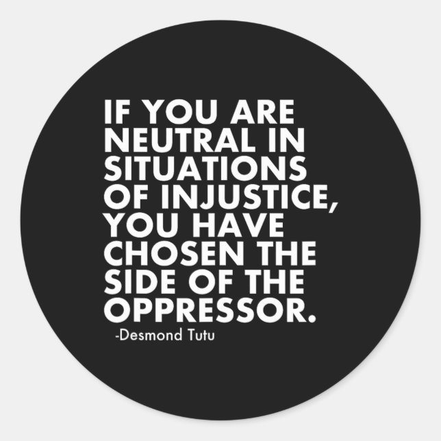 Adesivo Protesto de Trump (Frente)