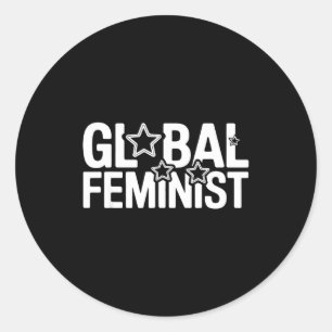 Adesivo Protesto Global Feminista pela Igualdade e Empoder