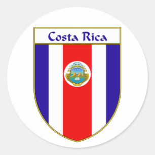 Adesivo Protetor da bandeira de Costa Rica