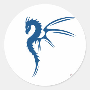 Adesivo Prothero o dragão azul