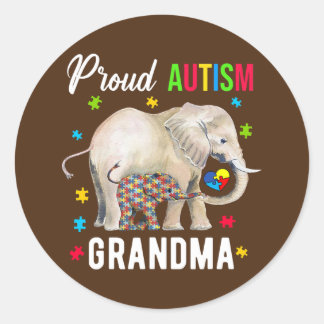 Adesivo Proud Autism Grandma Funny Autism Awareness Daddy