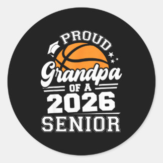 Adesivo Proud Grandpa Of A 2026 Senior Basketball Graduate