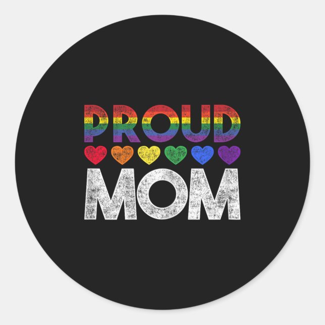 Adesivo Proud Mom Lgbt  (Frente)