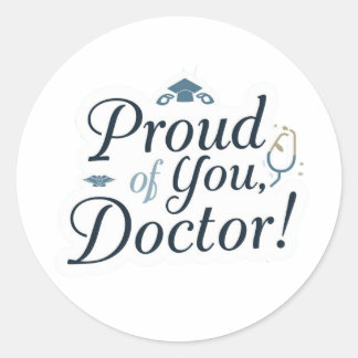 Adesivo Proud of You Doctor Sticker 