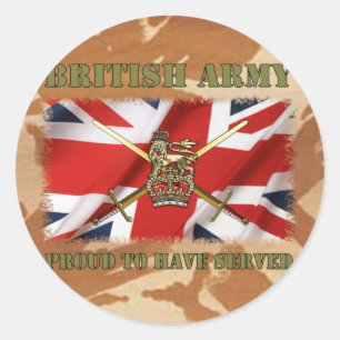Adesivo Proud to UK have served ......