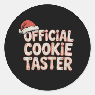 Adesivo Provador de Biscoitos Oficial Natal Papai Noel Fam