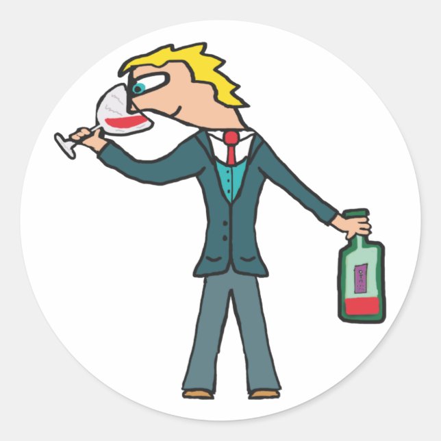 Adesivo Provando Sommelier Wine (Frente)