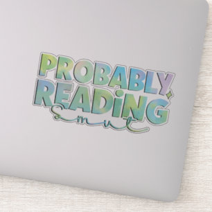 Adesivo Provavelmente lendo manchas