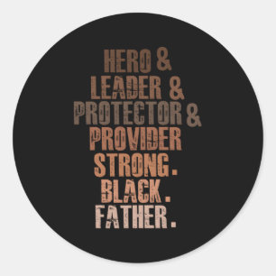 Adesivo Provedor Forte Preto Padre Hearo Leader Protetor