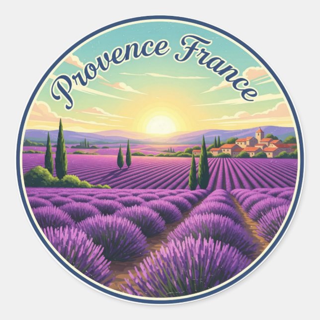 Adesivo Proveniência França Lavanda (Frente)