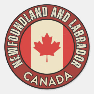 Adesivo Província de Newfoundland e Labrador Canadá