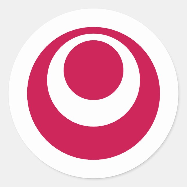 Adesivo Província de Okinawa, Japão (Frente)