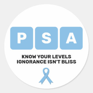 Adesivo PSA de Consciência do Cancer da Próstata