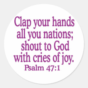 Adesivo Psalm-47-1