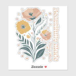 Adesivo Psalm Boho Christian Inspirationa