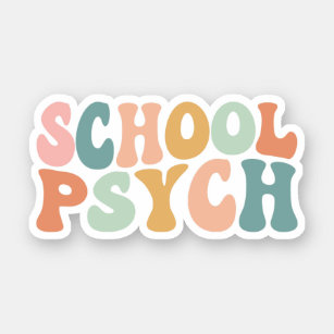 Adesivo Psicóloga escolar   Estudante de Psicologia Escola