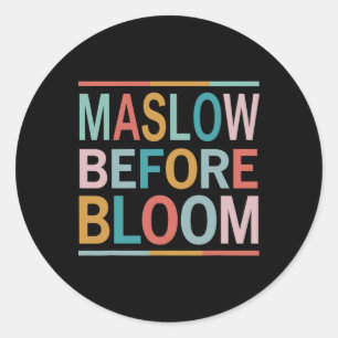 Adesivo Psicóloga Maslow Antes Do Bloom Sped Teacher Clro
