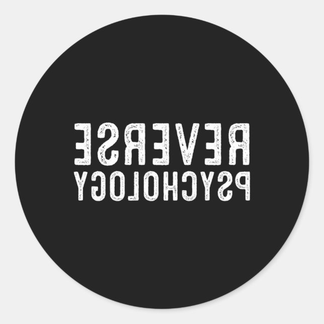 Adesivo Psicologia reversa (Frente)