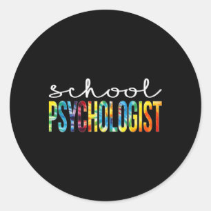 Adesivo Psicólogo Escolar Dia de Apreciação do Tie Dye Byc