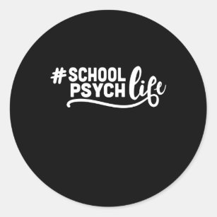 Adesivo psicólogo escolar, vida, psicologia escolar