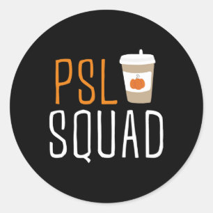 Adesivo PSL Squad Pumpkin Spice Latão Fall Autumn Ha
