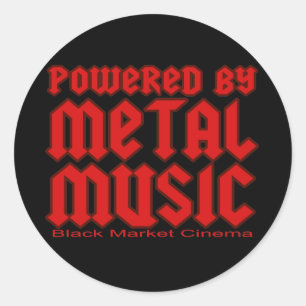 Adesivo Psto pelo metal da morte dos fan de música do